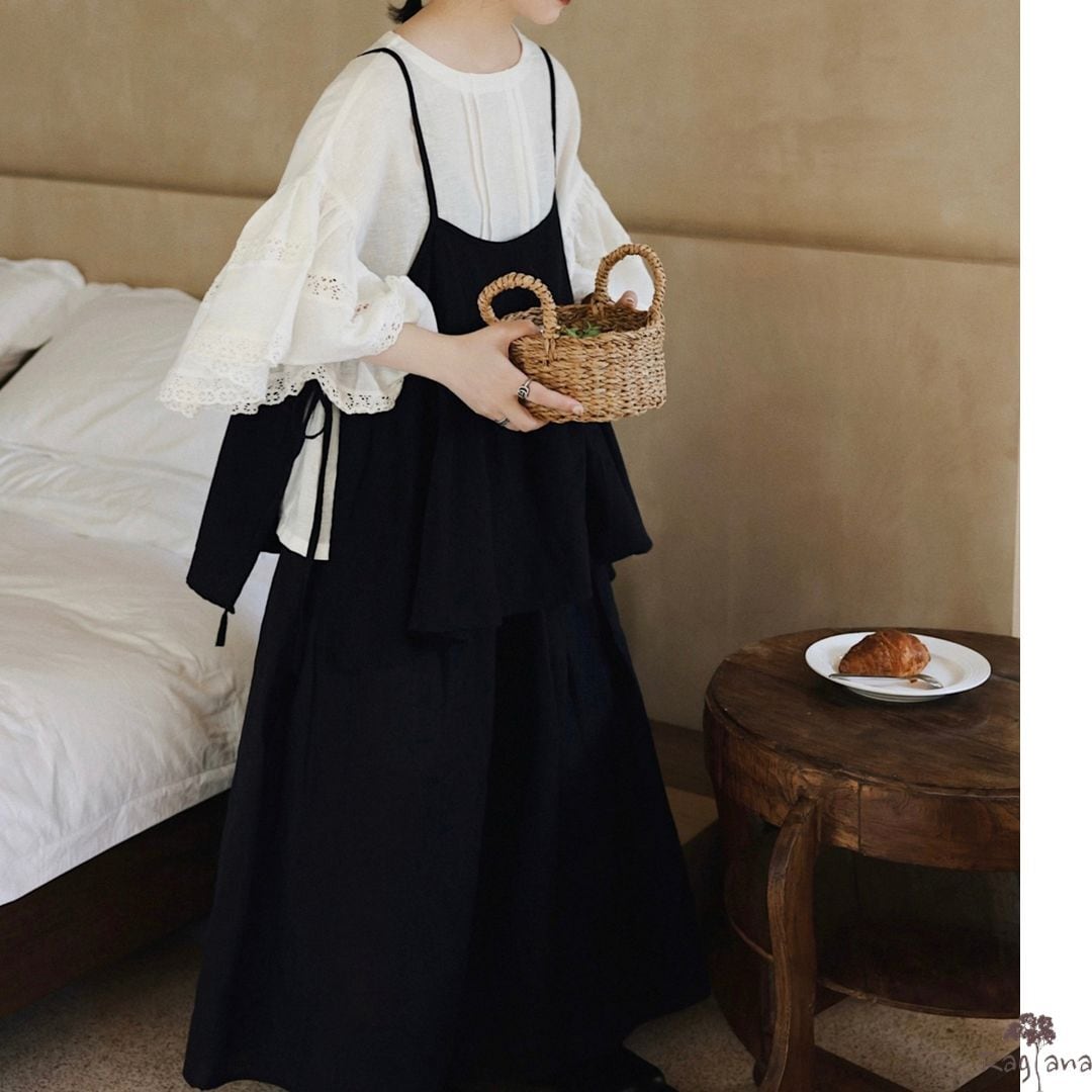 サイドリボン キャミソールベスト M 250271 | Raglana