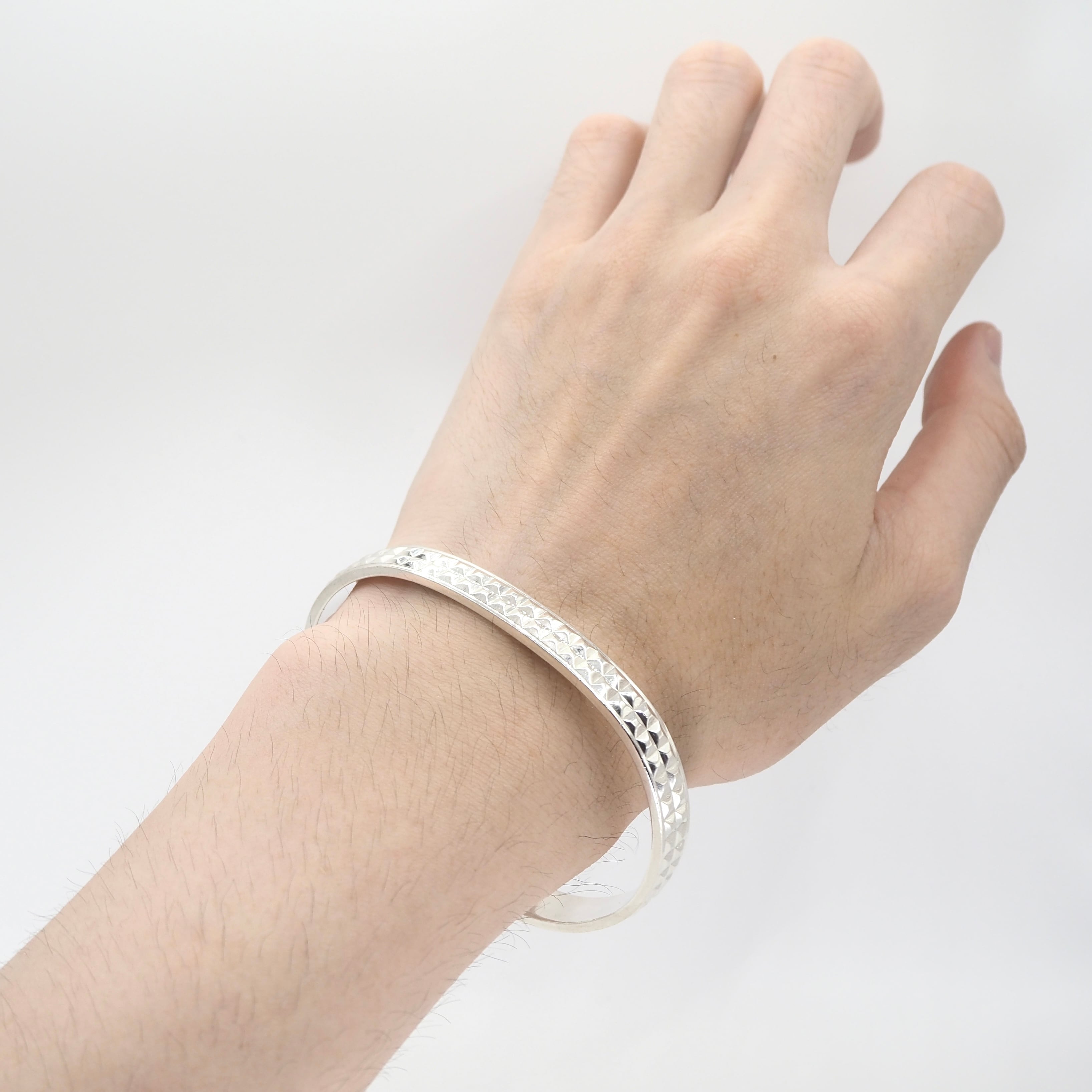Tiffany&Co. ダイヤモンド ポイント バングル シルバー925