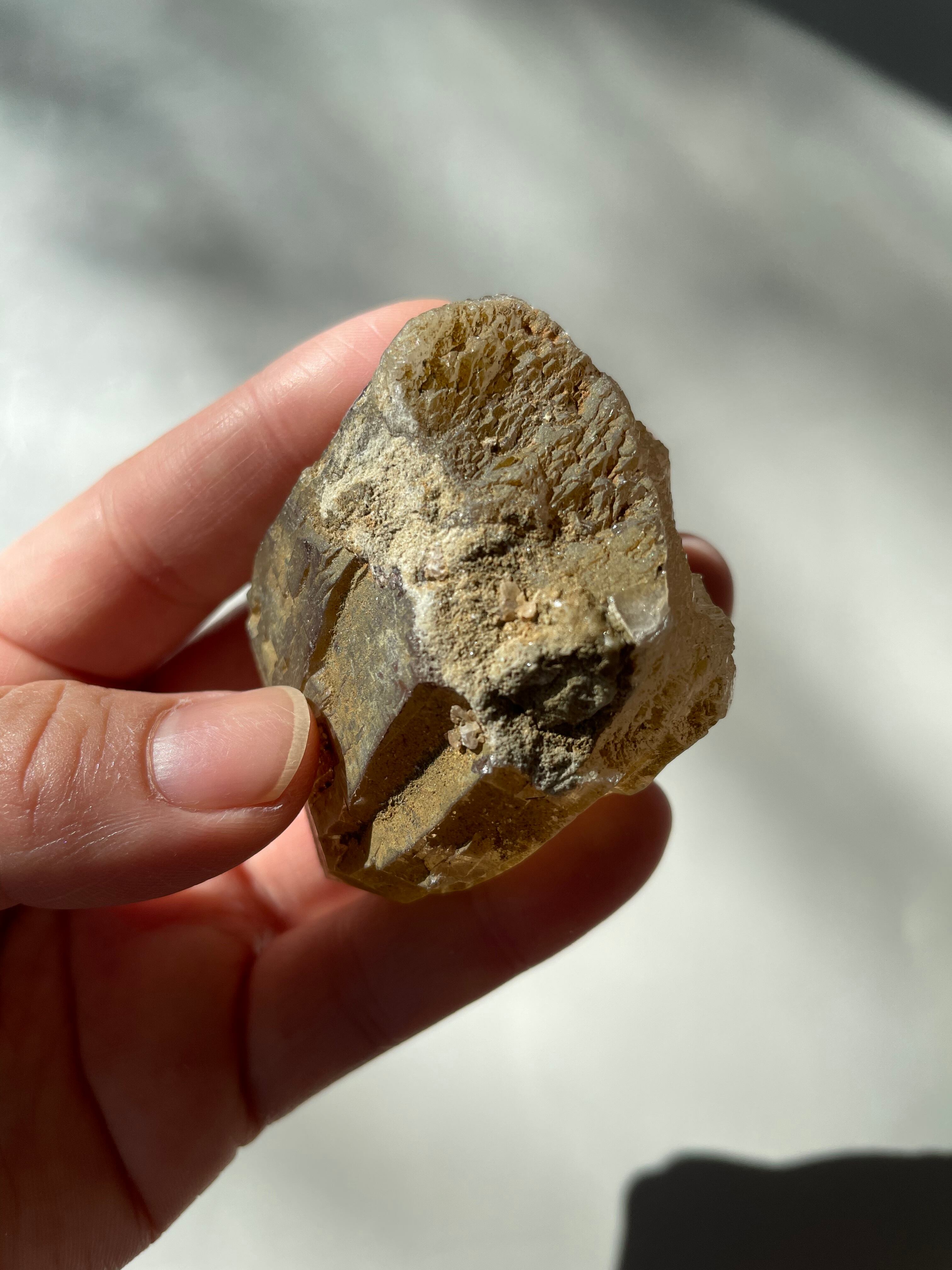 パキスタン　ギルギット　スカルドゥ産　スモーキークォーツ　セルフフィード　カテドラル