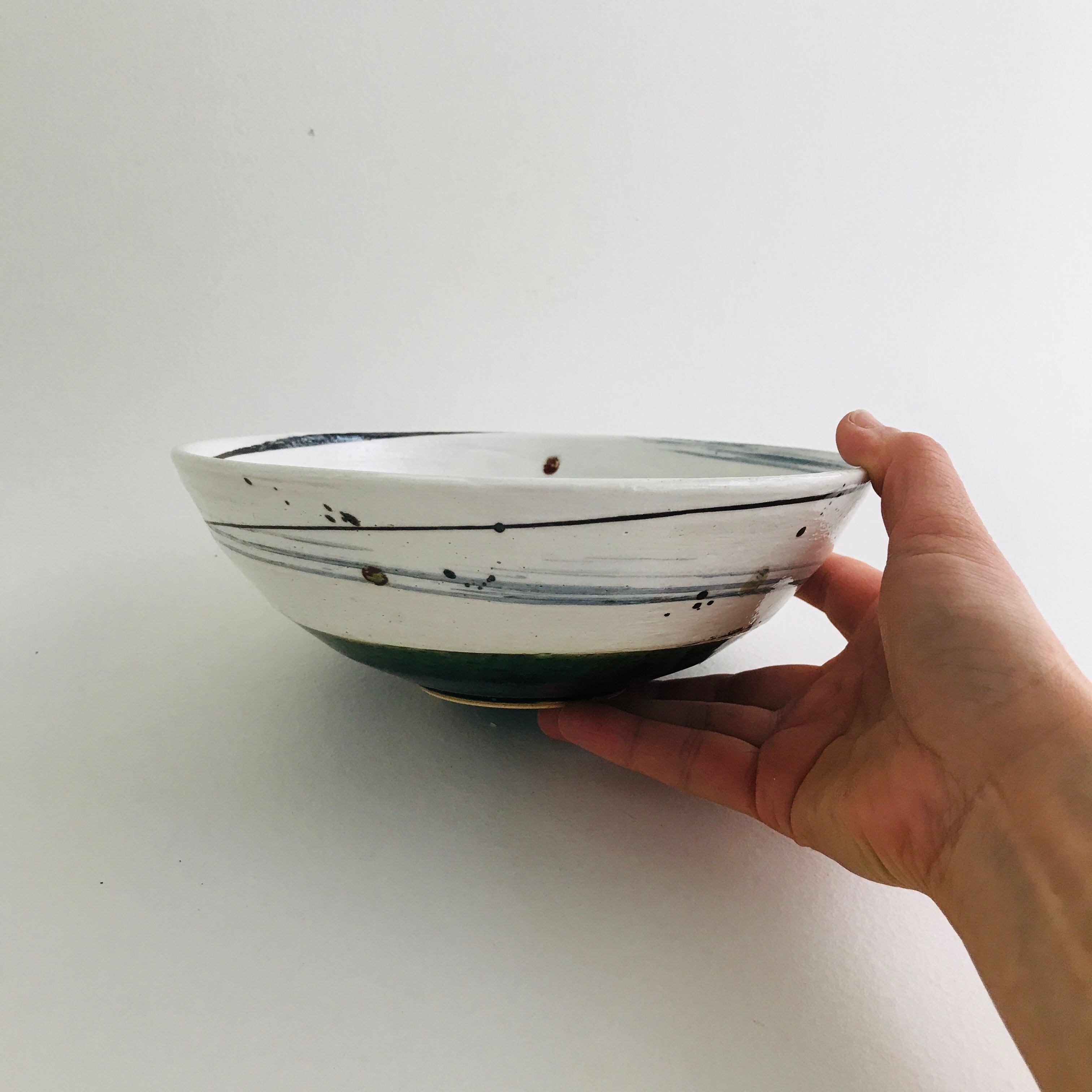 織部スパイラル紬bowl