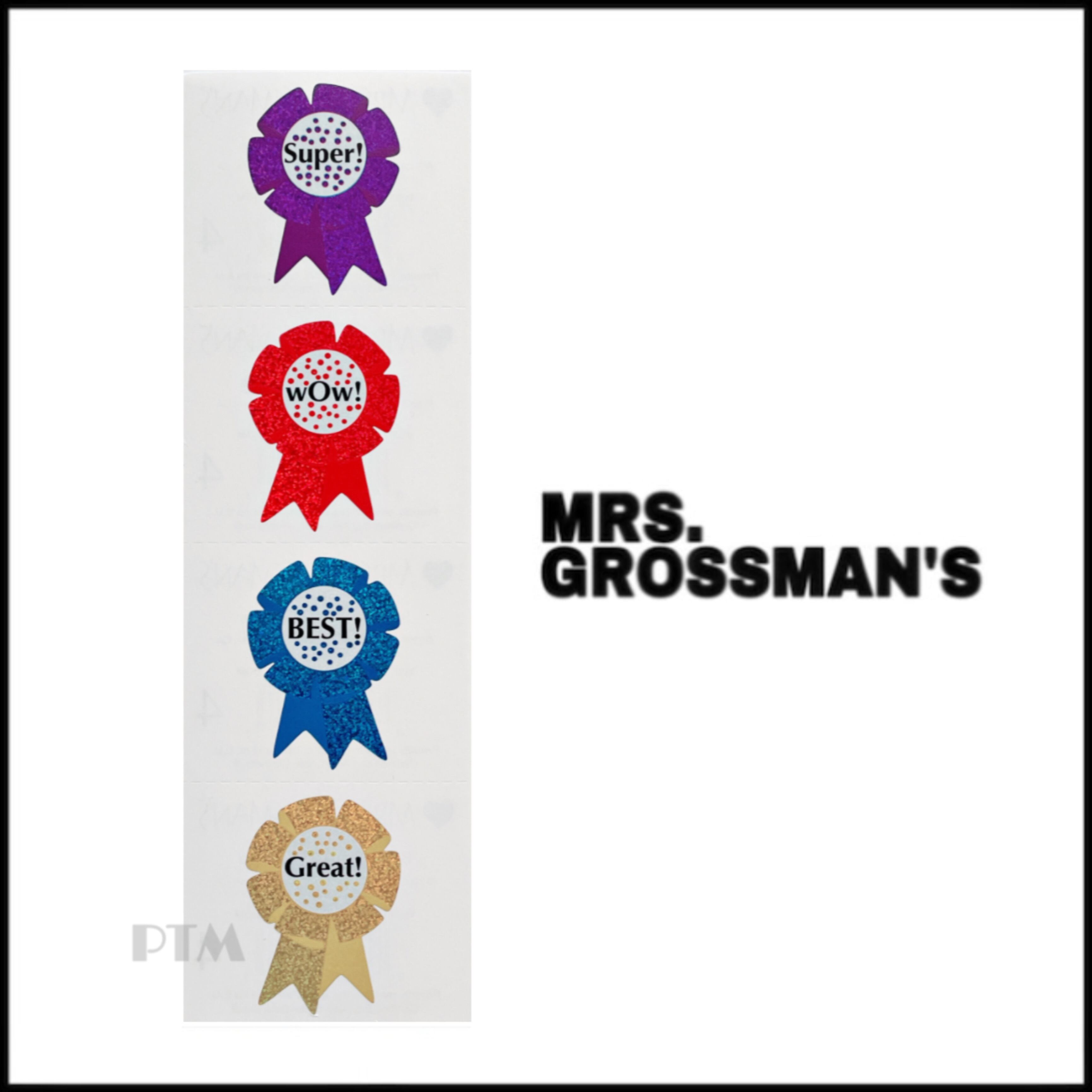 Mrs.grossman's ☆キラキラご褒美リボン/賞・Sparkle Award Ribbons