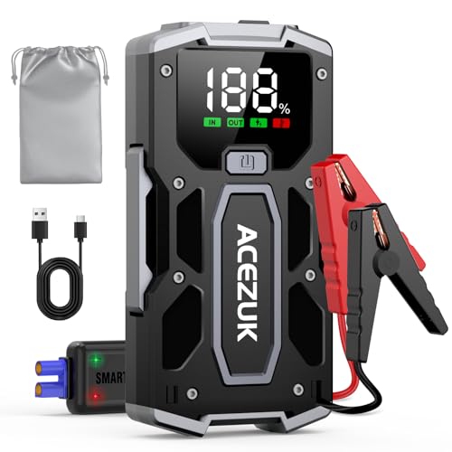 UTRAI ジャンプスターター 12V車用 エンジンスターター 大容量27000mAh