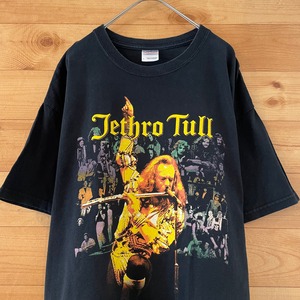 【GILDAN】ジェスロタル 2011年 ツアーTシャツ バンドTシャツ イラスト バックプリント ロックt Jethro Tull US古着 アメリカ古着