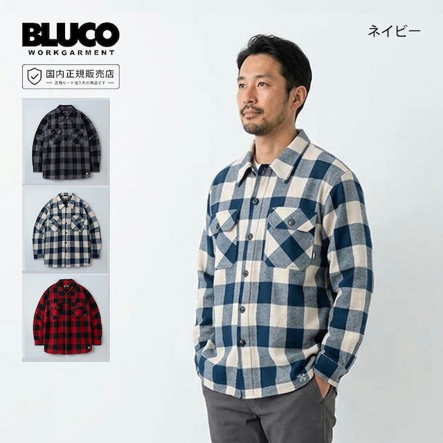 ブルコ BLUCO ヘビーフランネルチェックシャツ STANDARD WORK JACKET OL-012-021