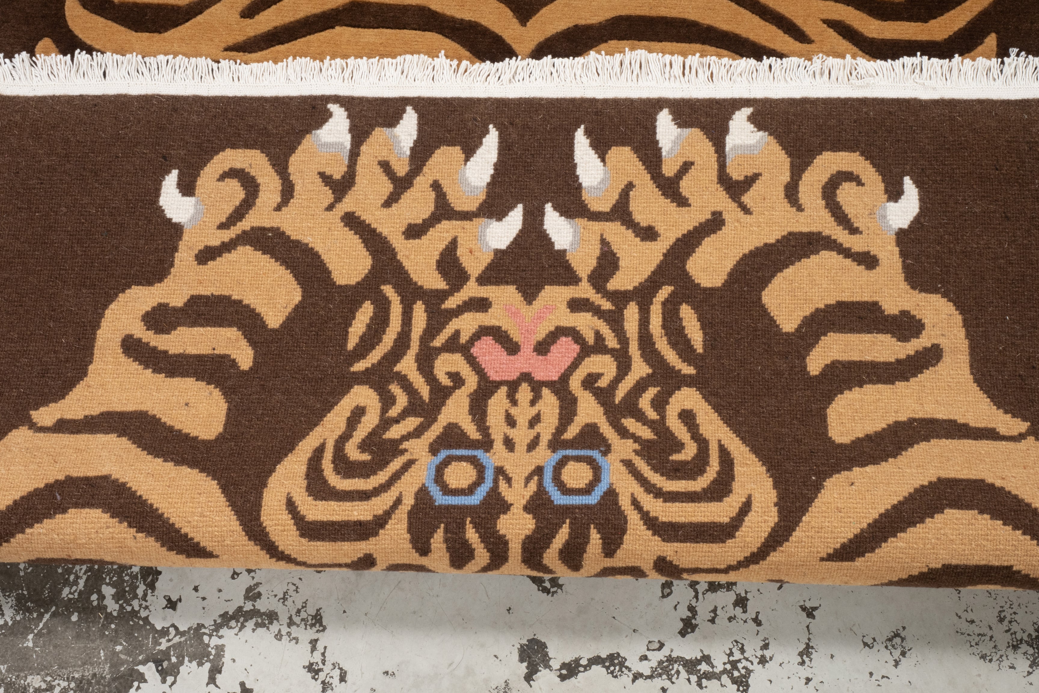 Tibetan Tiger Rug 《Lサイズ•ウール154》チベタンタイガーラグ