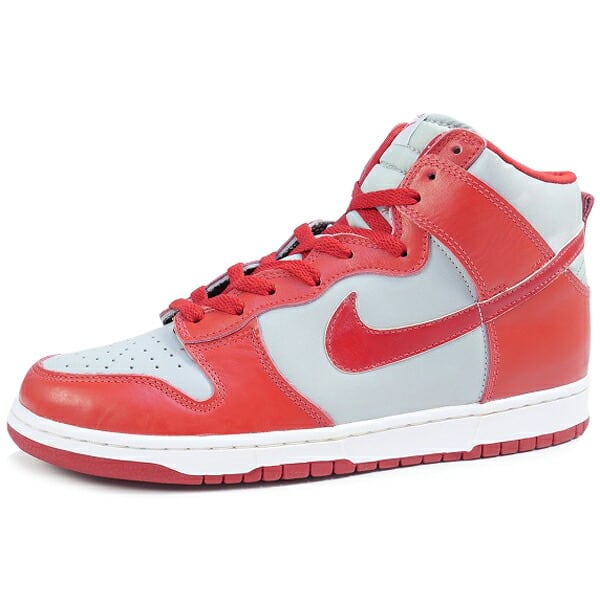 Size【28.5cm】 NIKE ナイキ DUNK HIGH LE SILVER/VARSITY RED 630335 ...