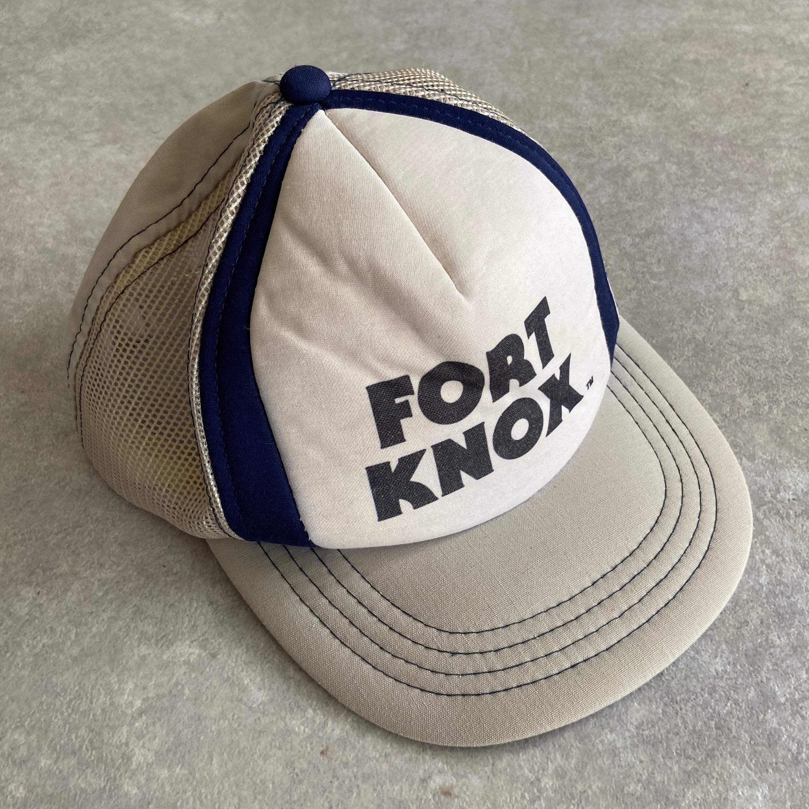 1980s FORT KNOX Trucker Hat H657