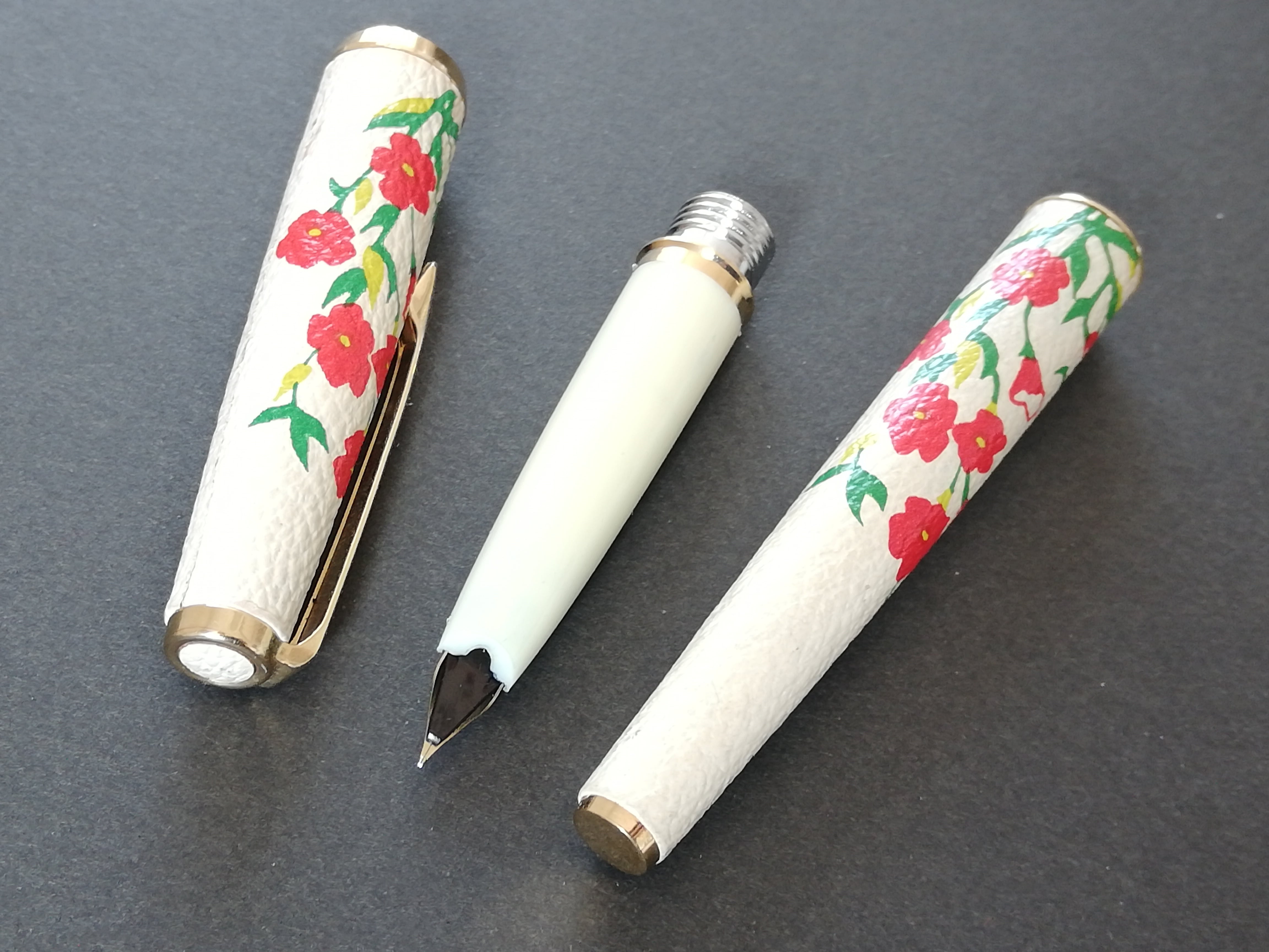 セット販売】'70s セーラー万年筆 レザー SAILOR LEATHER （細字） 18K