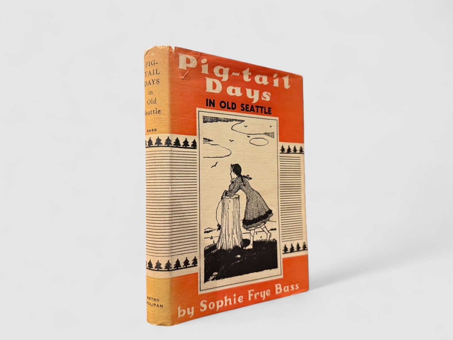 【SH070】【FIRST EDITION】Pig-Tail Days in Old Seattle(1937) /Sophie Frye Bass