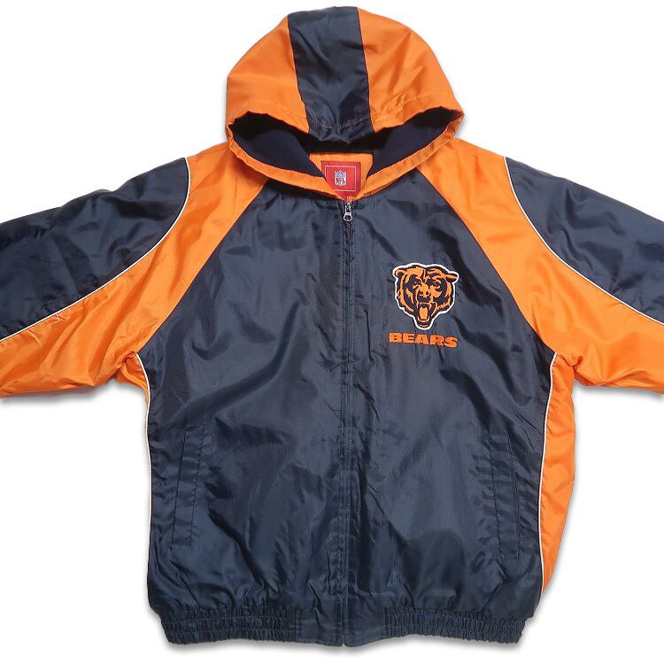 古着 NFL シカゴベアーズ 中綿 パーカージャケット 表記：XL gd407894n