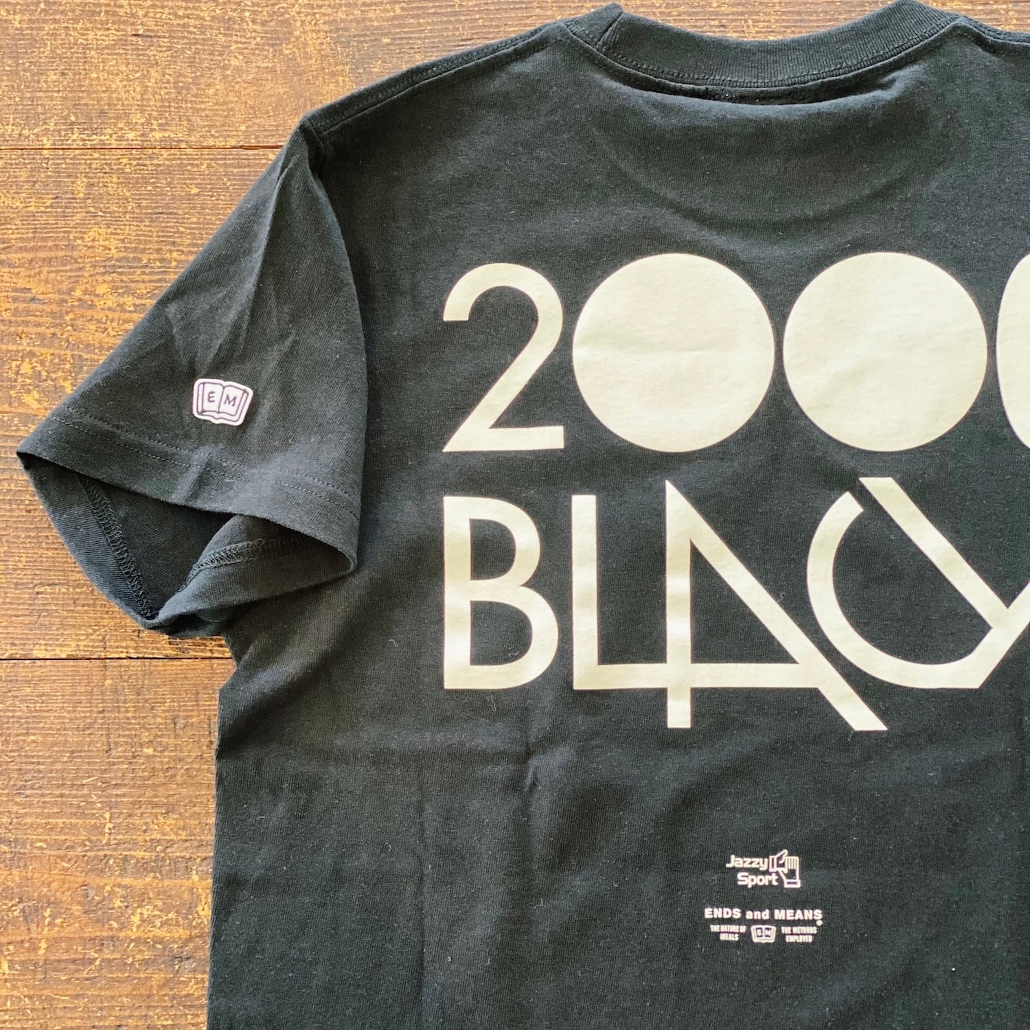 ENDS and MEANS／2000 Black × Jazzy Sport × EM Collaboration T-shirts  MAHINA MELE オンラインストア