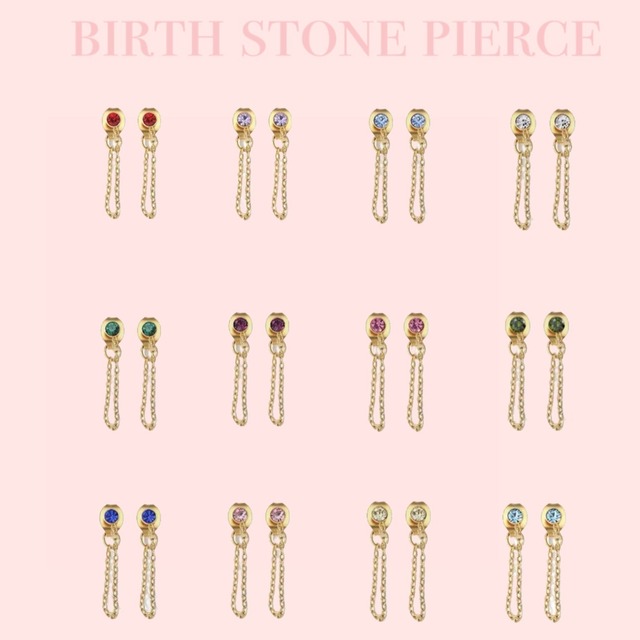 birth stone pierce 【169】