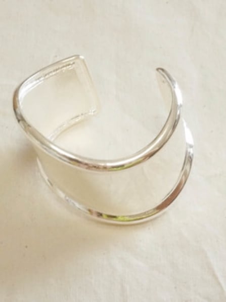 シルバー ウェーブバングル | Ciel -accessoire de mode- (シエル