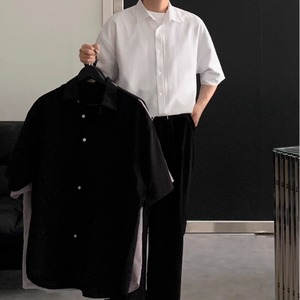 スタンダードエレガント半袖シャツ　0619