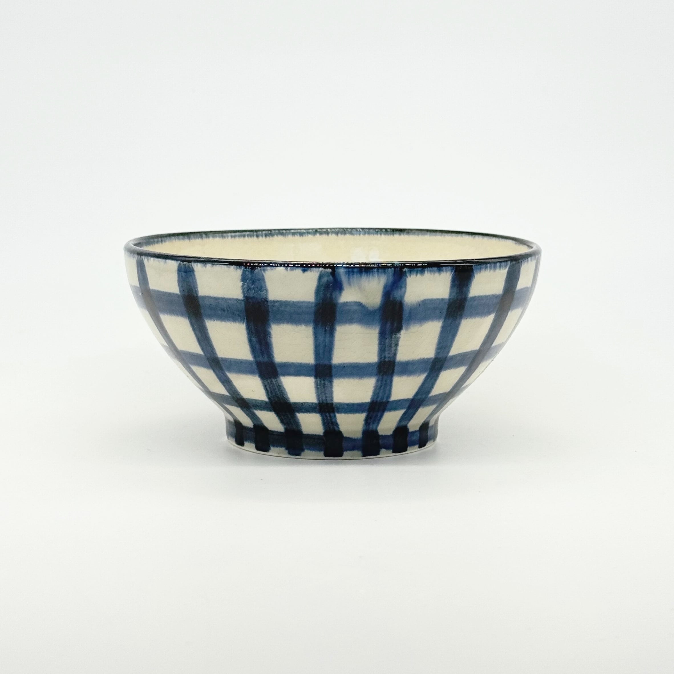 既に売却済み商品となります。 ブルーチェック マグボウル | 24to3［西富陶磁器オンラインストア