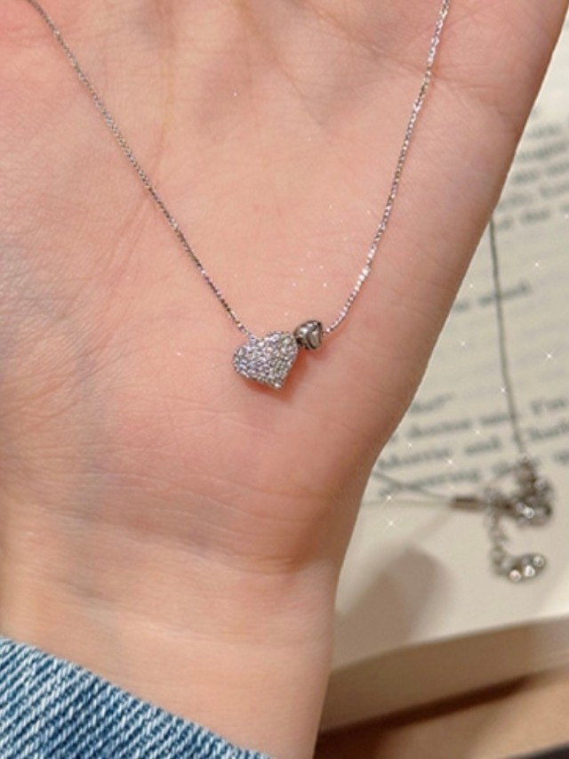 《即納》shining heart necklace