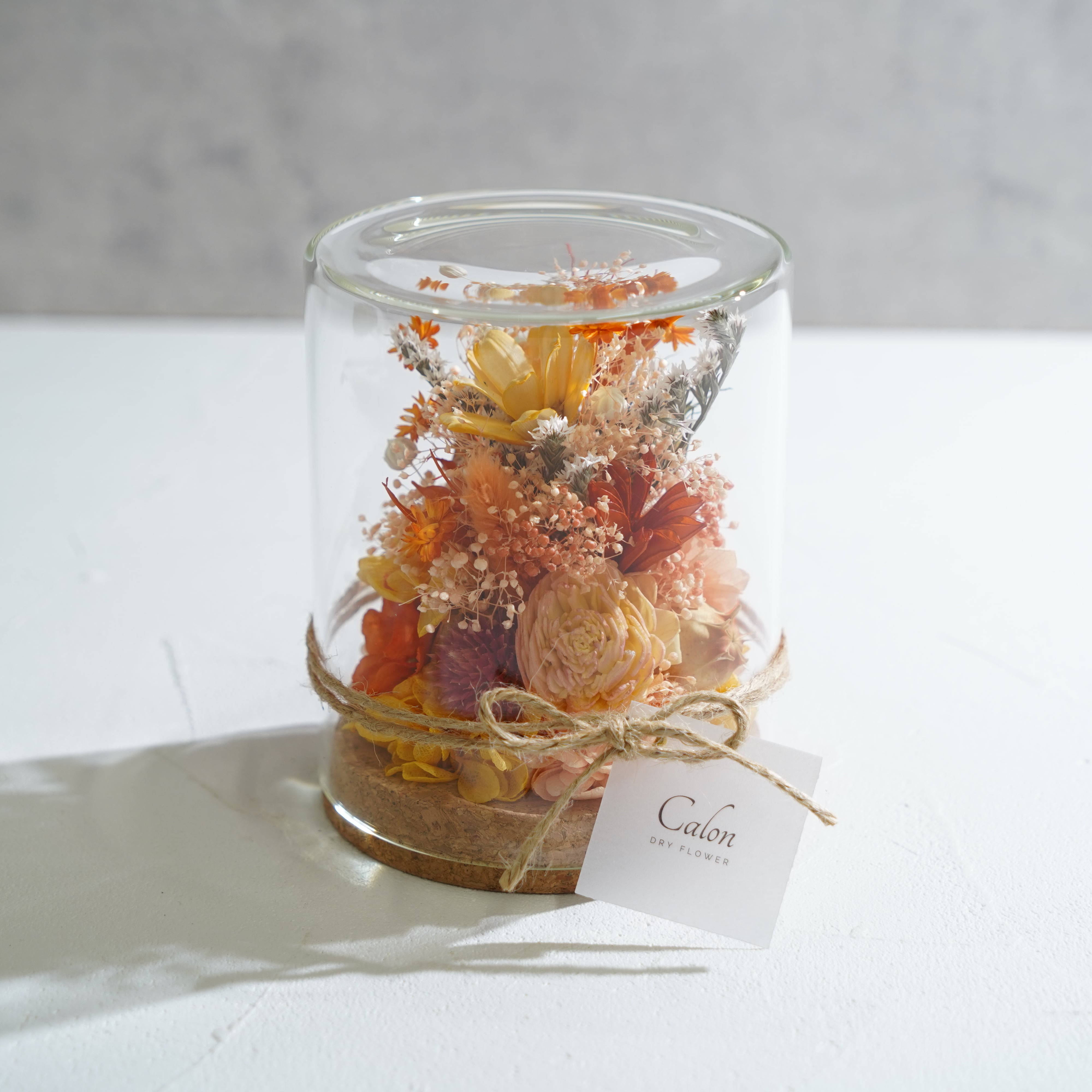 【オレンジ】ボトルフラワー Mサイズ BM-10≪限定1点≫