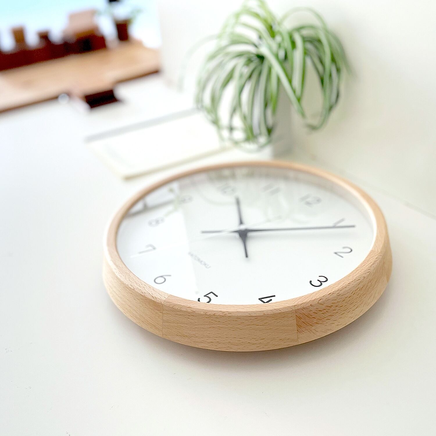 KATOMOKU muku clock 13 ナチュラル km-104NA 掛け時計 | 加藤木工株式