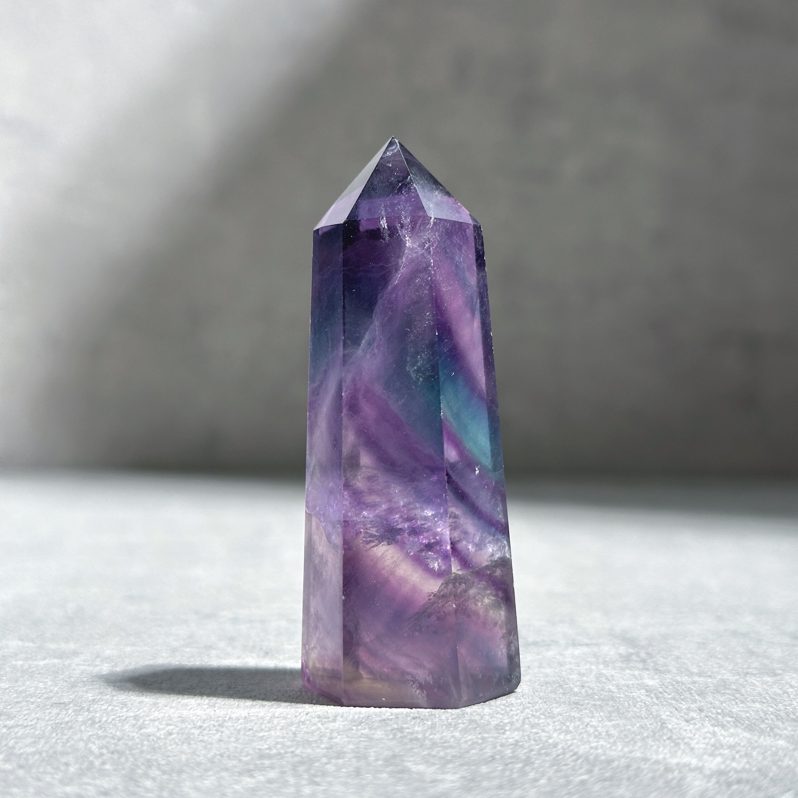 レインボーフローライト タワー型42◇ Rainbow Fluorite ◇天然石・鉱物・パワーストーン