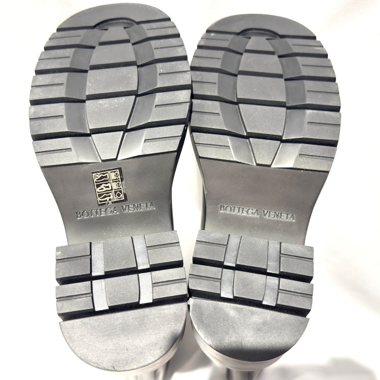 BOTTEGA VENETA ボッテガヴェネタ サイドゴア ロングブーツ シューズ 40 1/2 (約25.5cm) レザー ブラック