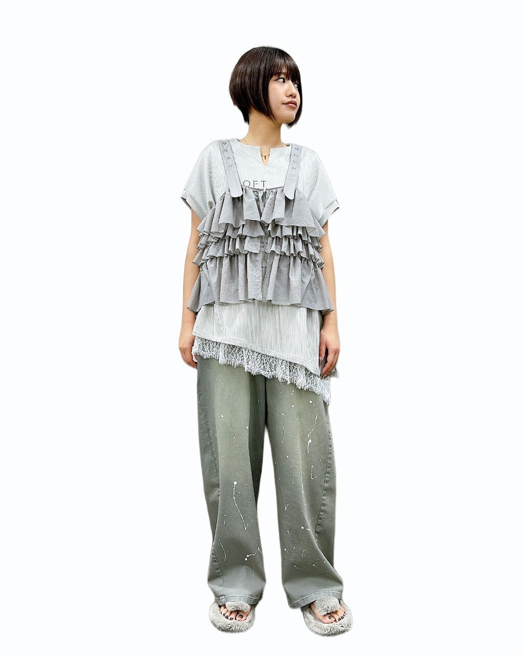 SALE【ayane】フリルビスチェ 836640 アヤン | red earth