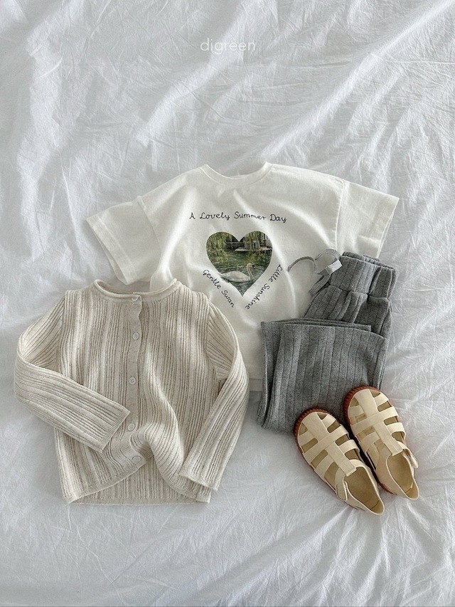 〘予約〙digreen / wiggly rib cardigan