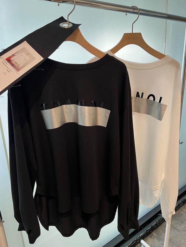 トラノイ  TRANOI TRANOI.long sleeve tshirt
