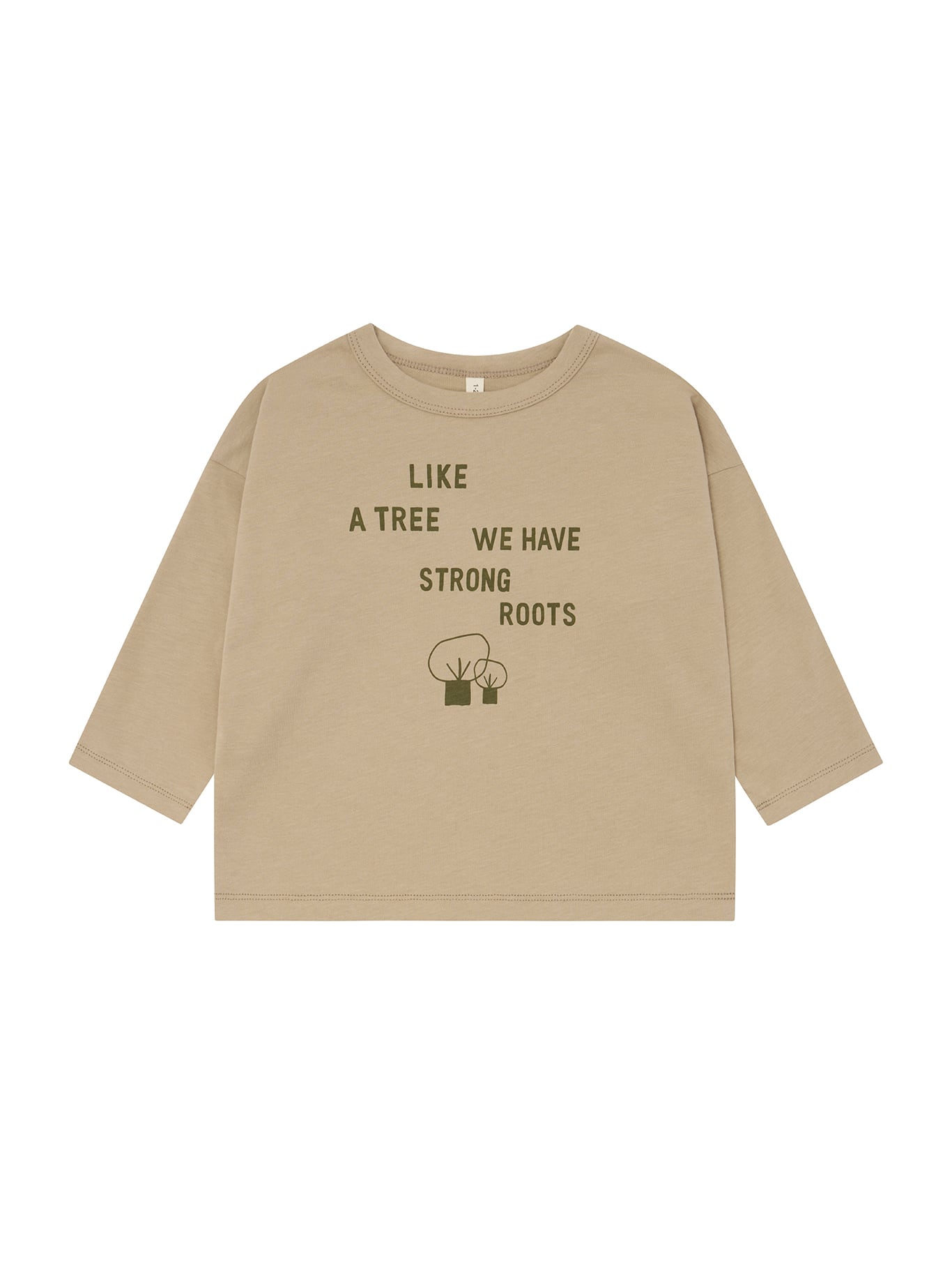 送料無料 organic zoo / Strong Roots Long Sleeve T-Shirt GOTS