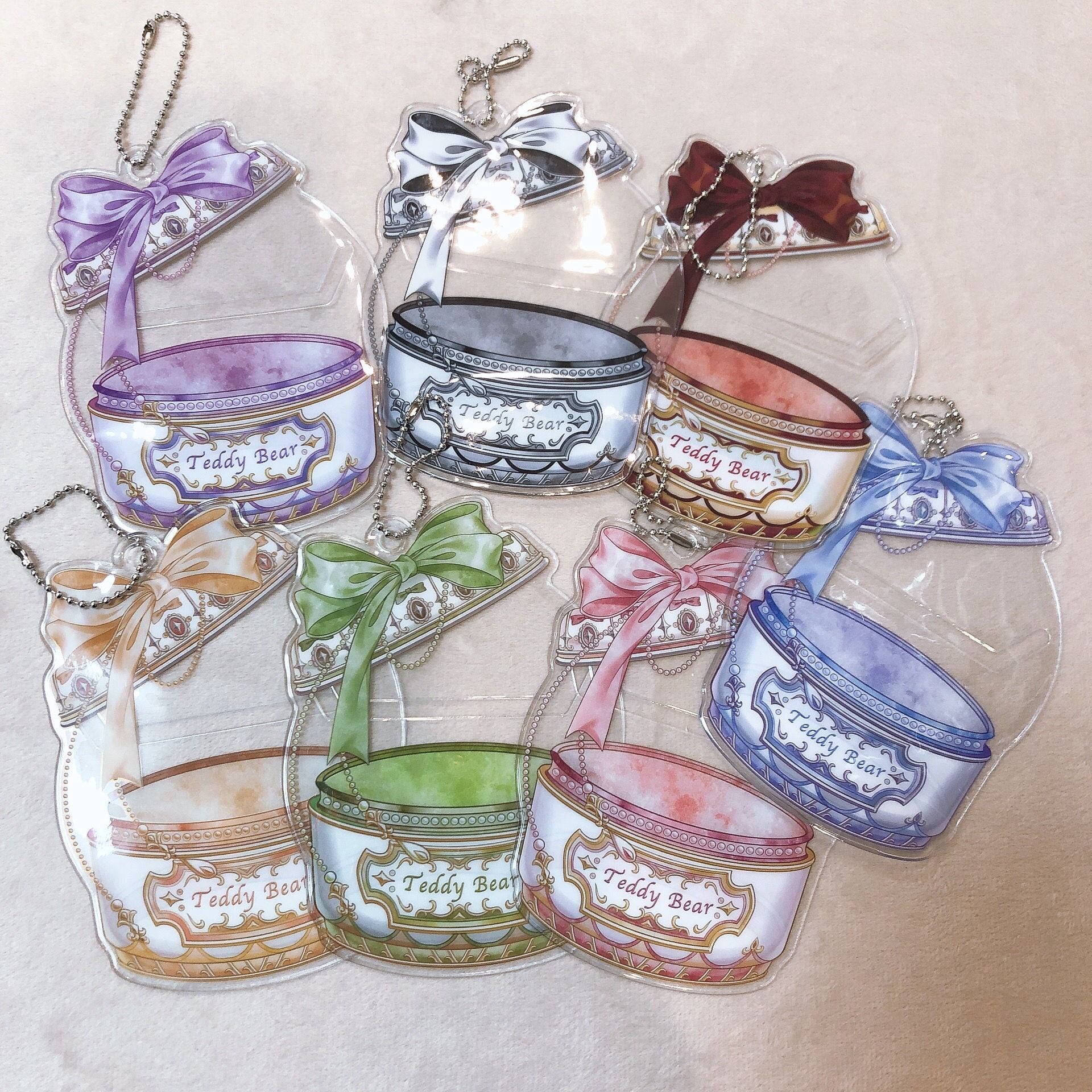 Treasure Box PVC 58mm-75mm クリア缶バッジカバー クリアケース