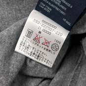 TOMMY HILFIGER トミーヒルフィガー 刺繍 デザイン 半袖 Tシャツ M/グレー メンズ