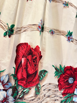 50’s bouquet print skirt