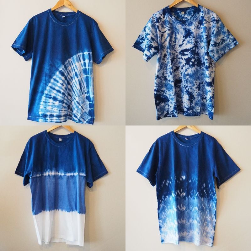 Tシャツ 藍染 タイダイ ハンドメイド 手染め | zappaya