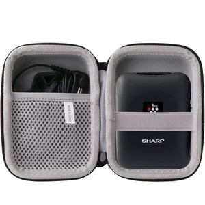 【努力特価】waiyu JP収納ケース互換の シャープ (SHARP)プラズマクラスター イオン発生機 25000 IG-NM1S 保護 キャリングケース 収納ケース. (黒)