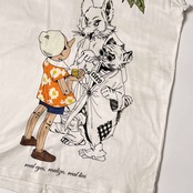 イタリア製 scrambled_ego スクランブルエゴ ディズニー ピノキオ フレンチスリーブ Tシャツ カットソー F/ホワイト レディース