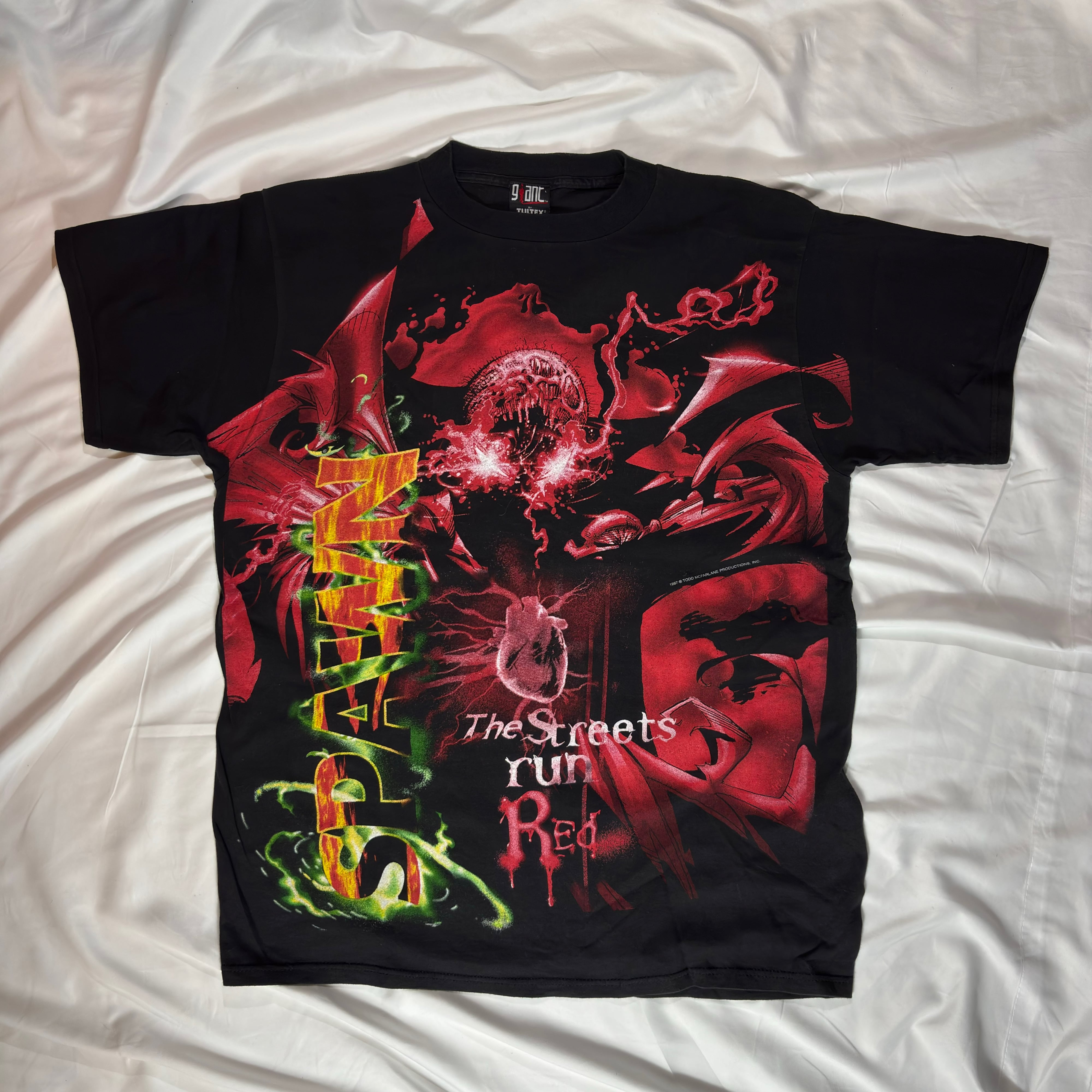 00s Majestic MLB チームロゴ プリント Tシャツ クリーブランド