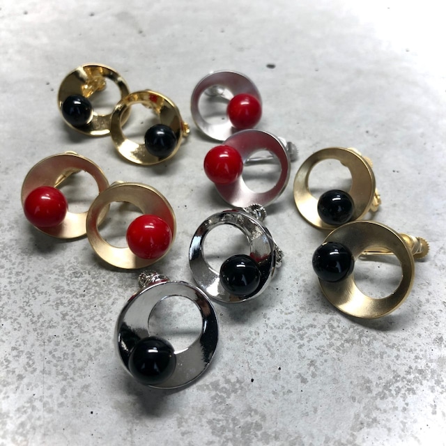 【LE-9BR】Circle earring　