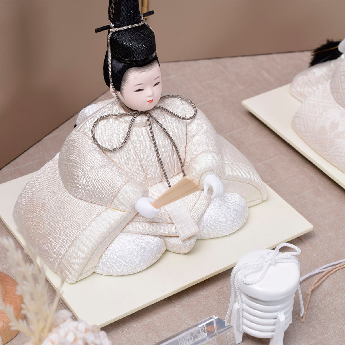 雛人形 親王飾り【心彩】Cocoa|木目込人形｜モダン｜おしゃれ