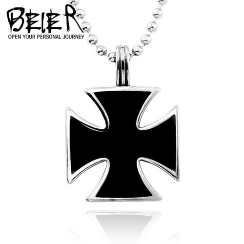 【送料無料】 メンズ ネックレス 316L ステンレス クロス ペンダント レディース 10000554