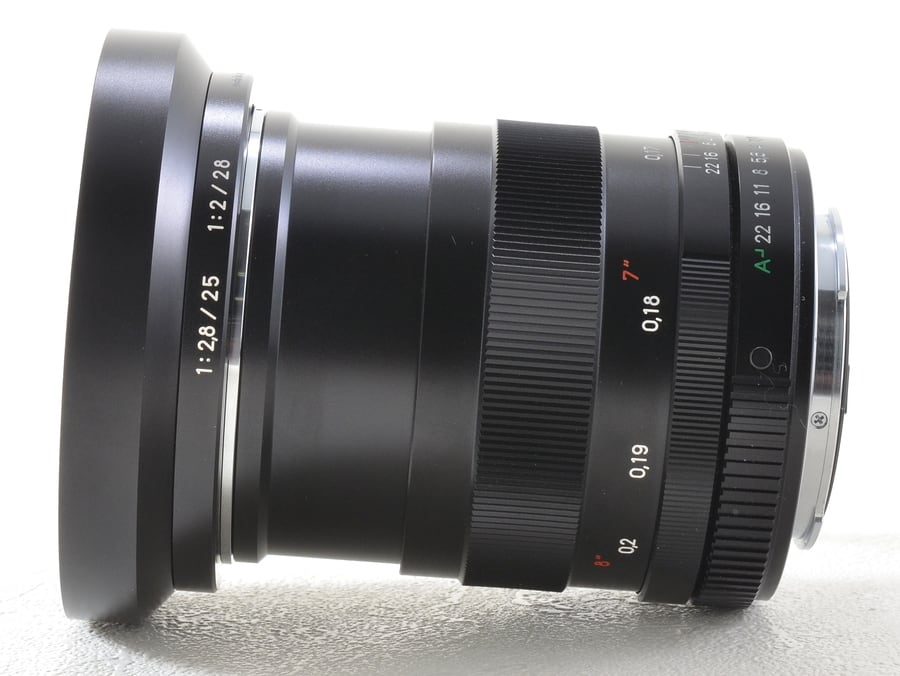 Carl Zeiss Distagon T* 25mm F2.8 ZK 元箱 付属品付 カールツアイス ...