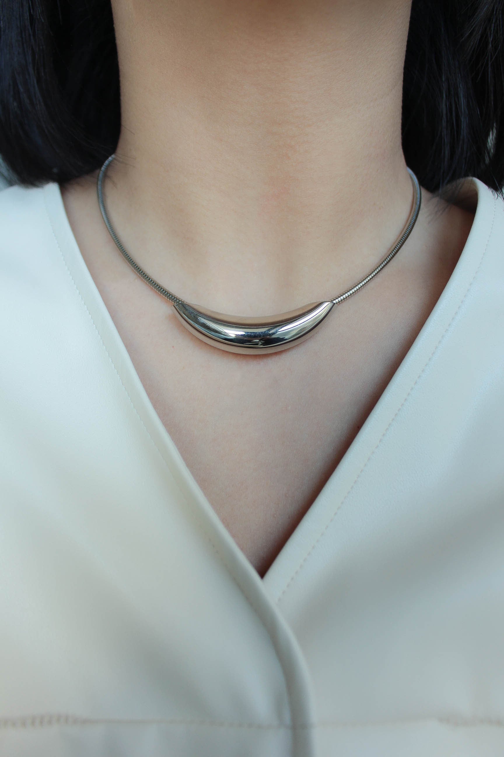 小物・アクセサリー E. Plump Top Necklace | ebine(エビネ)|金属アレルギー対応アクセサリー
