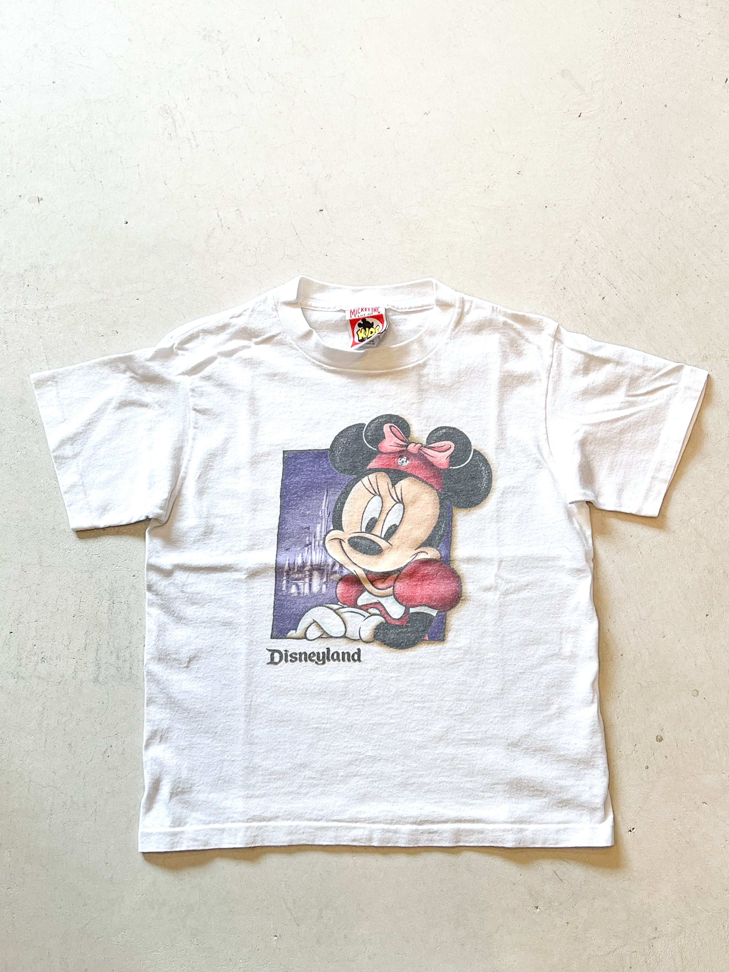 【140cm】VINTAGE 90'S ディズニー ミニーちゃん 半袖Tシャツ【9872】