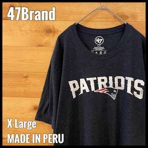 【47Brand】NFL ニューイングランド ペイトリオッツ Tシャツ XL ビッグサイズ アメフト New England Patriots us古着 アメリカ古着