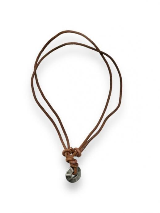 【PLANETSTUDIO】wooden leather strap pendant