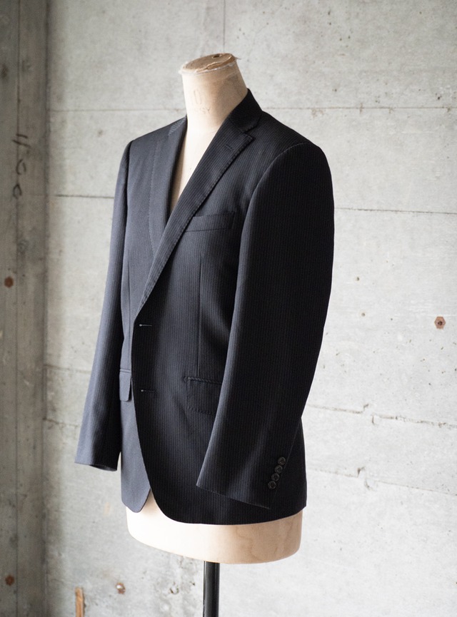 "Mr. JUNKO" 1990s Stripe tailored jacket
