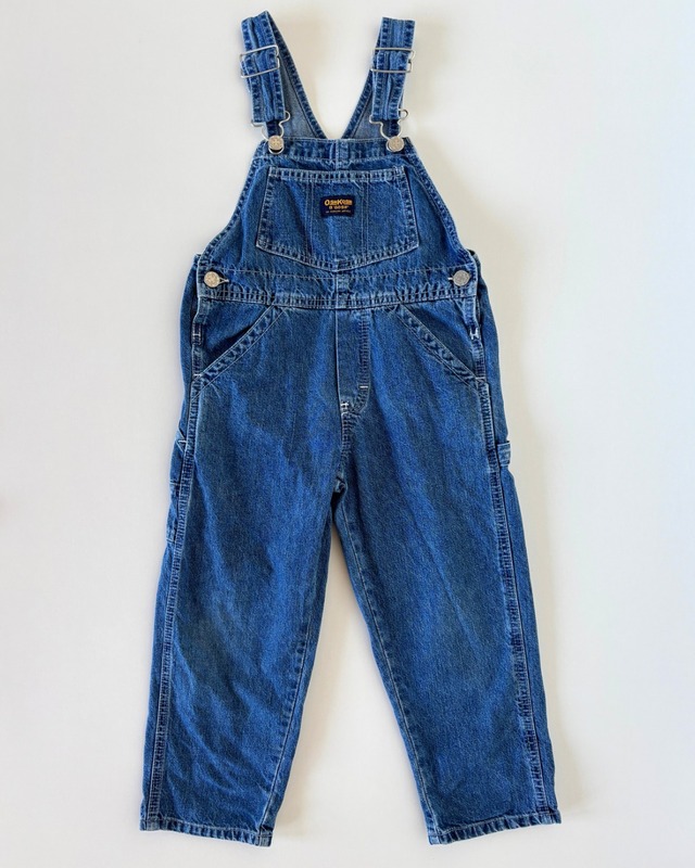 【5T・vintage 】OshKosh デニムオーバーオール