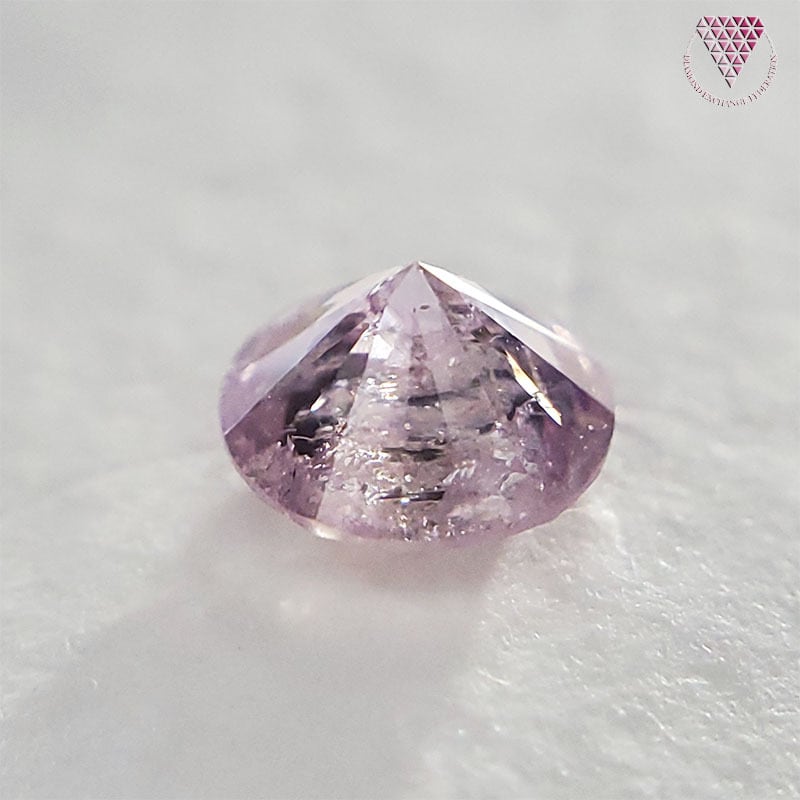 0.375 ct Fancy Light Purple Pink I2 CGL 天然 パープル ピンク