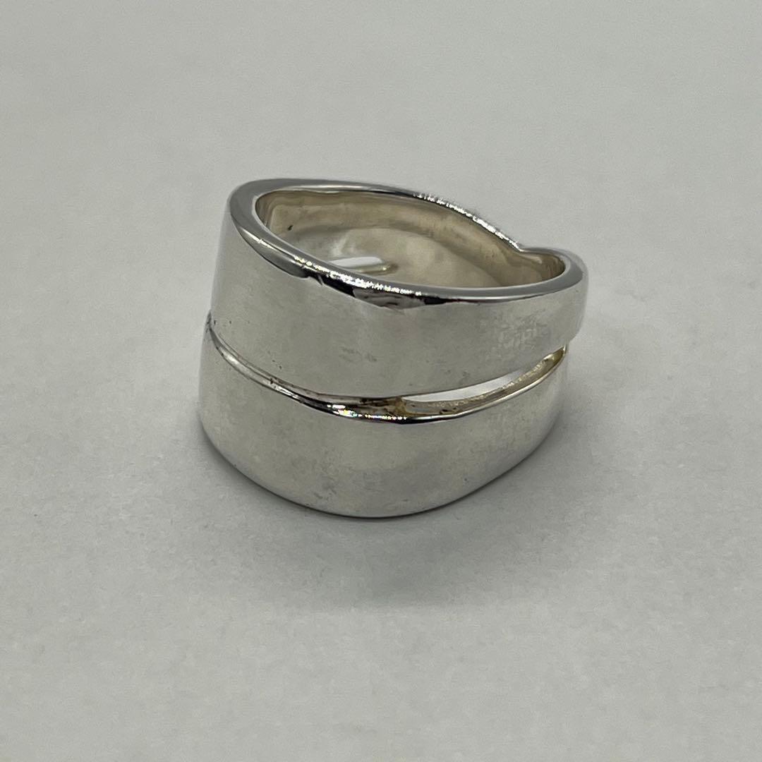 エルメス HERMES ダブル クロス リング 表記サイズ55 SV925 希少