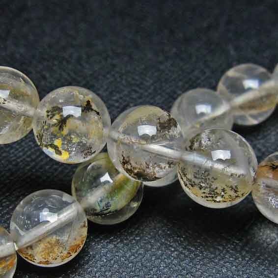 14mm ミナスジェライス産アイリスクォーツ（虹水晶）ブレスレット 14mm ミナスジェライス産 アイリスクォーツ（虹水晶