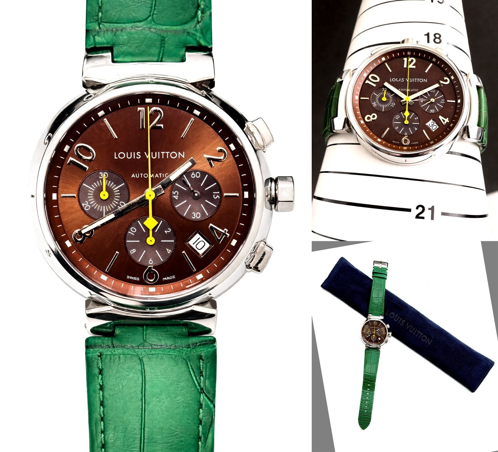 LOUIS VUITTON ルイヴィトン タンブール GMT インブラック