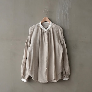 【MANON】 LINEN CRELIC AMICAL SHIRT / MNN-SH-215